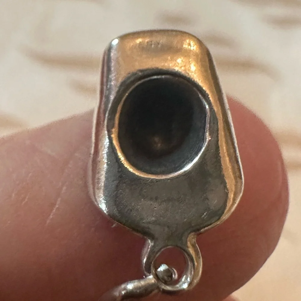RETIRED James Avery Cowboy Hat Charm Sterling Silver Cut Loop. ❤️ - Picture 5 of 9